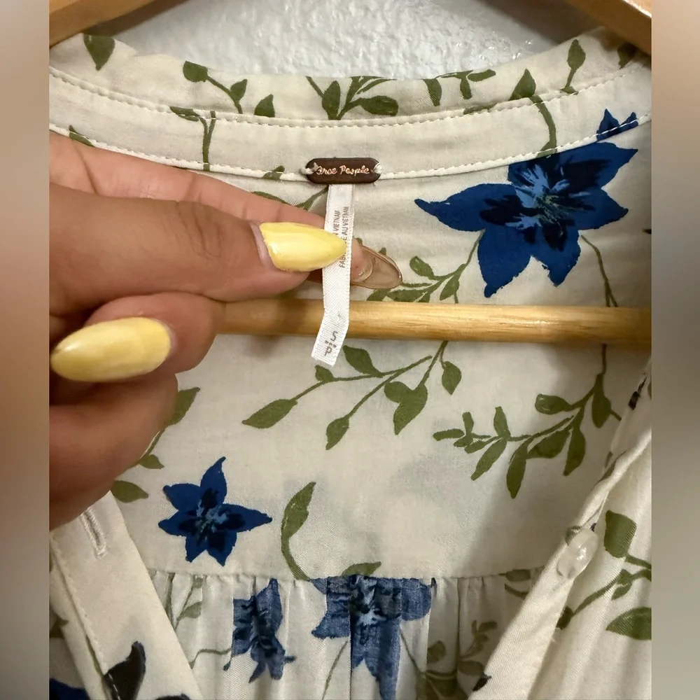 Free People Lighten Up Mini Dress in Tea Combo